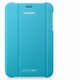 CUSTODIA SAMSUNG EFC-1G5SLECSTD A LIBRO RIGIDA PER GALAXY TAB 2 7.0 - AZZURRO