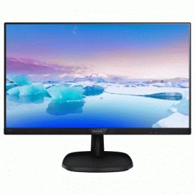 MONITOR PHILIPS LCD IPS LED 23.8 WIDE 243V7QJABF/00 5MS MM LOWBLUE 0.275 FHD 1920X1080 1000:1 BLACK VGA HDMI DP VESA FINO:12/01