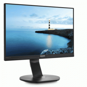 MONITOR PHILIPS LCD IPS LED 23.8 WIDE 241B7QUPBEB/00 5MS MM FHD 1000:1 BLACK VGA HDMI DP USB-C 2XUSB3.0 VESA PIVOT FINO:05/11