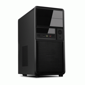 CABINET ATX MIDDLE TOWER ITEK MODELLO SPIDER - ALIM 500W FAN 12CM - 1XUSB2.0+ 1XUSB3.0 FRONTALI - COLORE BLACK (ITM89BM)