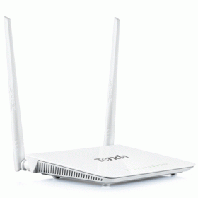 WIRELESS ROUTER NADSL2+ TENDA D301 300M 1P USB, 4P 10/100, 1P RJ11DSL - SUPP. IPTV 2 ANTENNE FISSE - GARANZIA 3 ANNI