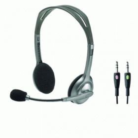 CUFFIA+MICROFONO LOGITECH RETAL HEADSET H110 JACK STEREO P/N 981-000271