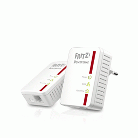 POWERLINE 500M AVM FRITZ! 510E KIT BIANCO 1P 10/100BASE-TX RJ45 HOMEPLUG AV+ -EAN: 4023125026614