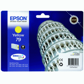 CARTUCCIA EPSON 79XL TORRE DI PISA C13T79044010 GIALLO X WORKFORCE PRO WF-5110DW, WF-5190DW WF-5620DWF, WF-5690DWF