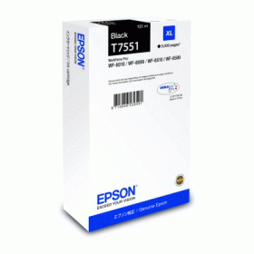 CARTUCCIA EPSON T7551 XL C13T755140 NERO X WF-8010DW/WF-8510DWF