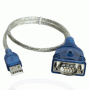 ADATTATORE DA USB A SERIALE RS232 ATLANTIS P006-U1SP-9M-TBL 9PIN MASCHIO -GARANZIA 2 ANNI-