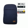 BORSA ZAINO NB 15.6 ATLANTIS P004-BP1415-B MOD. LONDRA-BLU-GUAINA ANTI URTO,PORTA DOC.-TASCA FRONT.-POLYESTERE EFF. LINO